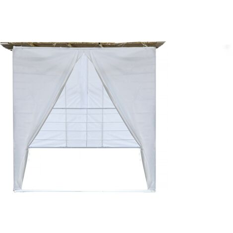 Sukkah in NINA Kit regolabile 2 x 2 con 1 rotolo di bambù e 2 listelli di legno
