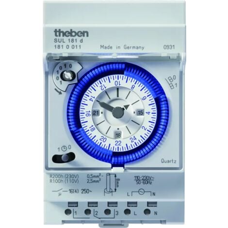 SUL 181 d - Horloge programmable analogique