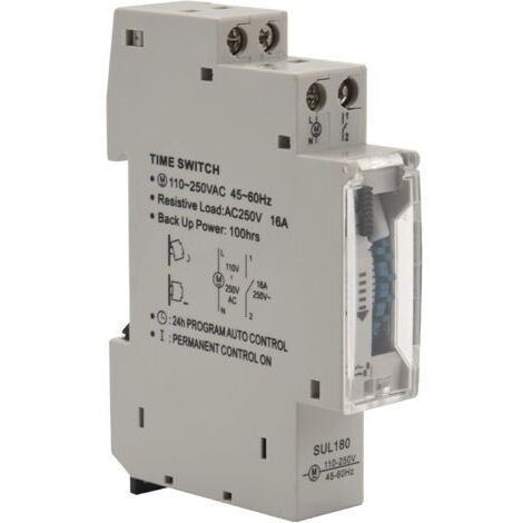 Sul180A Mechanical Timer 15 Minutes 24 Hours Programmable Timer Relay Measurement Analysis Device
