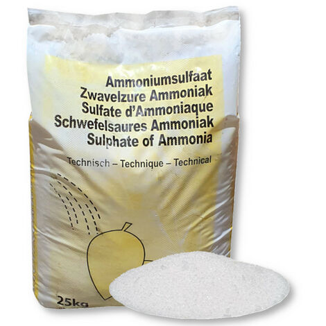Sulfate d’ammonium 25 kg Engrais azoté Engrais soufré Engrais végétal Engrais à gazon