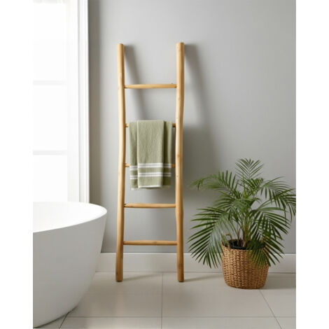 Sumba - Échelle de Salle de Bain en Bois de bambou 170 cm