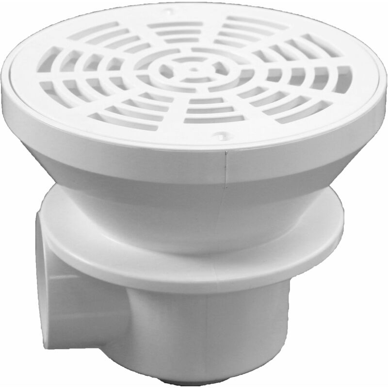 Sumidero Abs Blanco Piscina Hormigón Rosca Inferior 1-1/2Em2838-Ccf