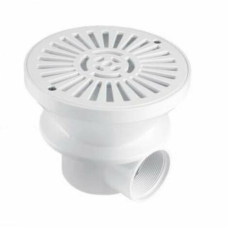 Desagüe inferior Ø 170 mm - Blanco - 01467