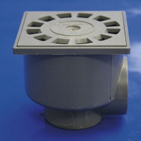 Sumidero Evacuacion Bote Sifonico Salida Vertical-Horizontal 10X10Cmø50-40 Pvc G