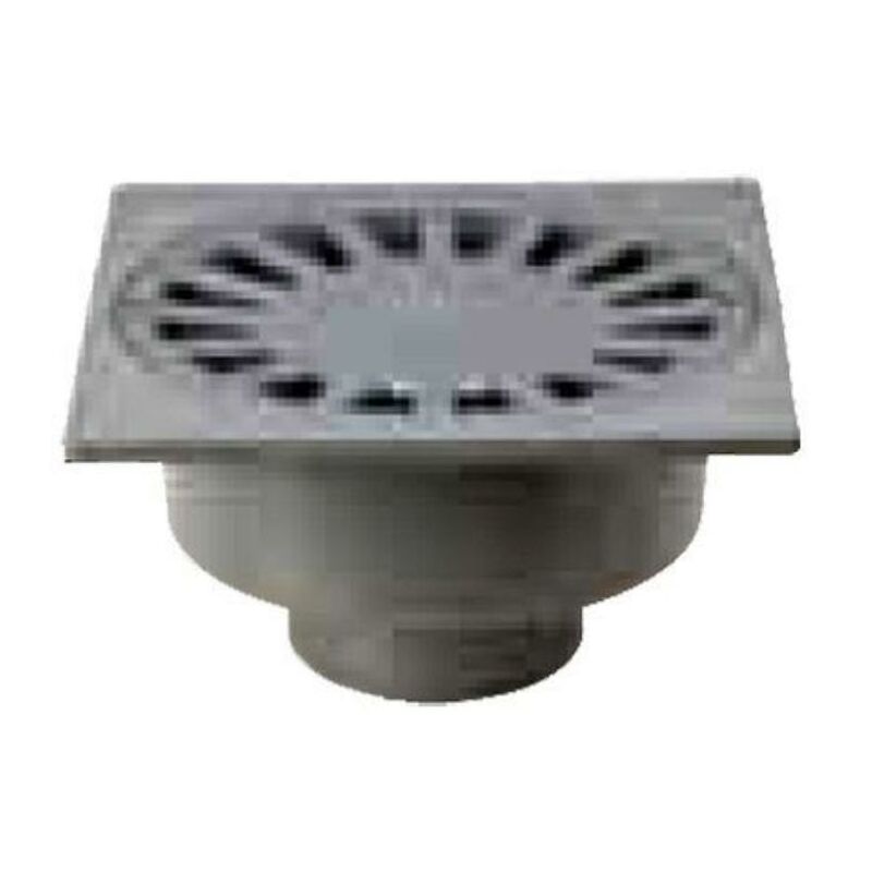 

sumidero sif.pvc 15x15 salida 50 gris oscu - Mibricotienda