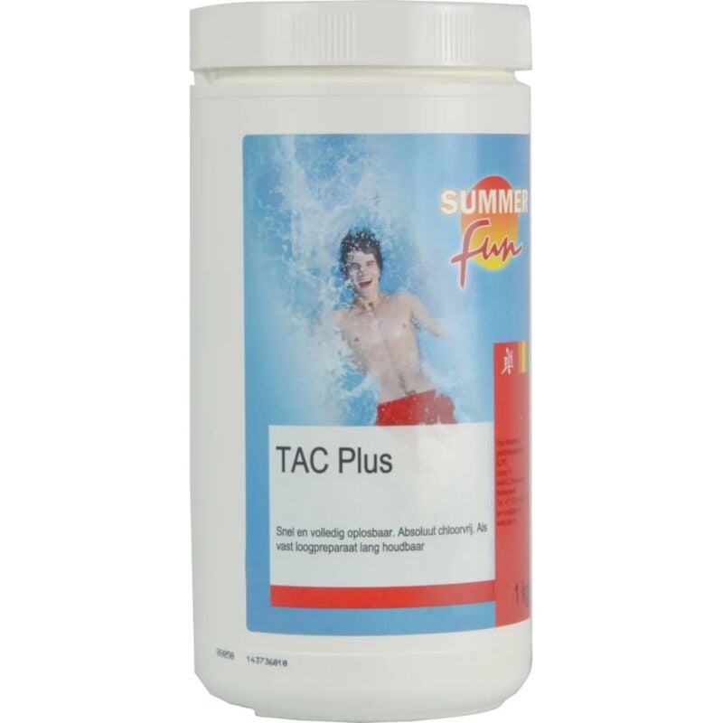 

Corrector de alcalinidad Tac Plus 1 kg - Blanco - Summer Fun