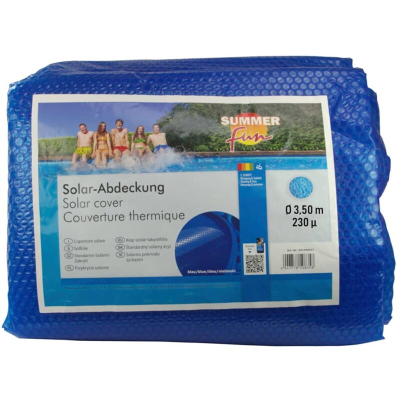 

Cubierta solar para piscina de verano redonda PE azul 350cm - Azul - Summer Fun