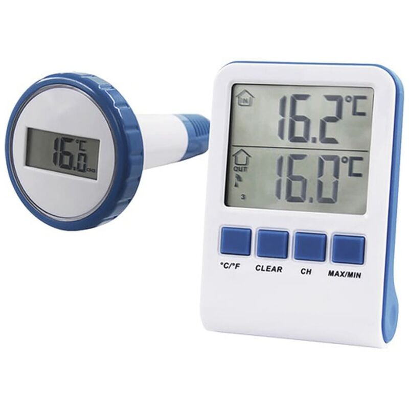 Digital Thermometer - Blue - Summer Fun