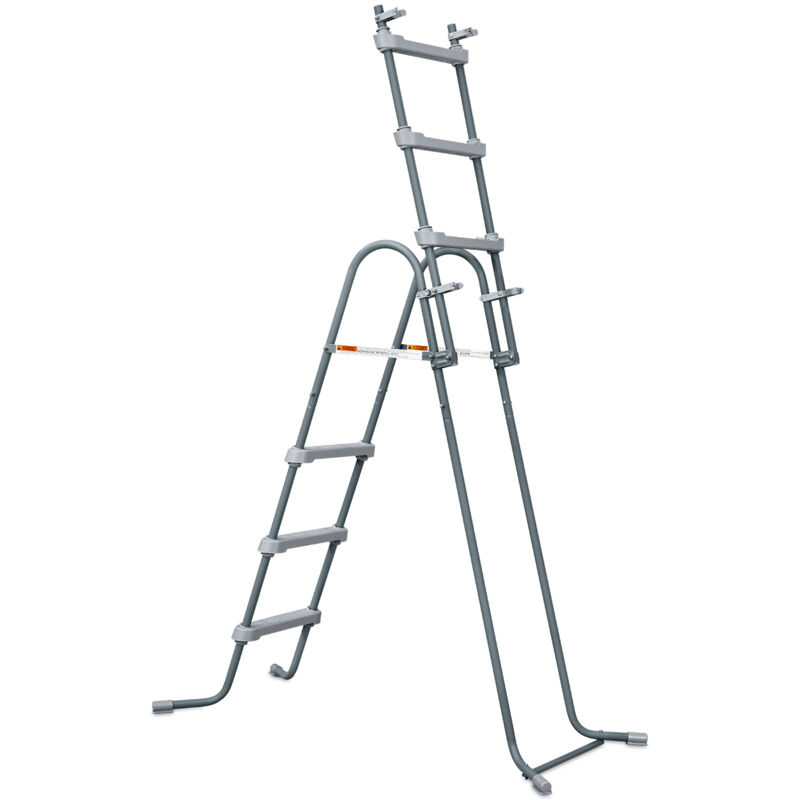 Escalera De Piscina Gris Summer Waves H 91Cm