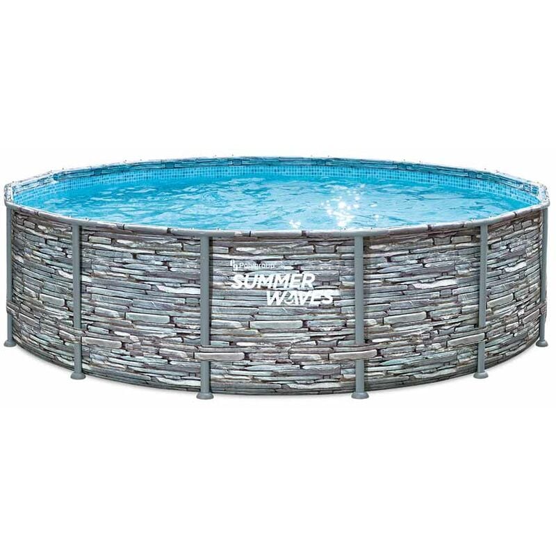 Summer Waves - Elite Frame Pool Piscine hors sol ronde Kit