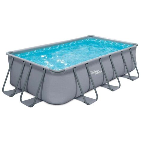 Summer Waves Pool Elite Frame Rectangular 4 m x 2 m x 1 m Pool