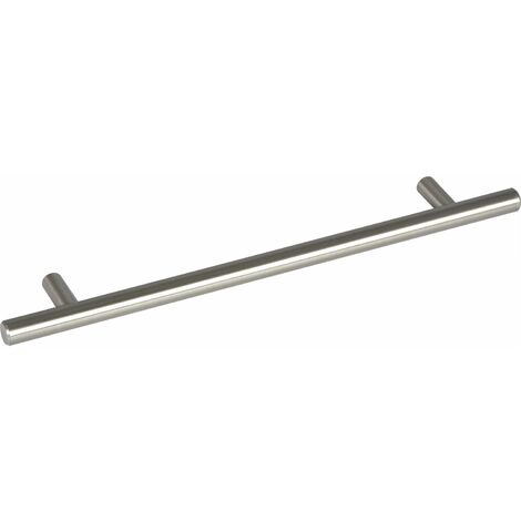 Sun-Chain Griff Senna LA 224mm - Griffe für Küchenschränke - Schrankgriffe Barrel Breite 288mm, Stahl Edelstahl Effekt