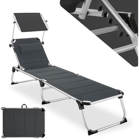Sun lounger Lorella - garden lounger, cushioned sun lounger, garden sun lounger