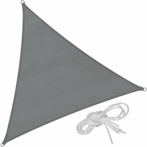 Sun shade sail triangular, variant 2 - garden sun shade, garden sail shade, sun canopy