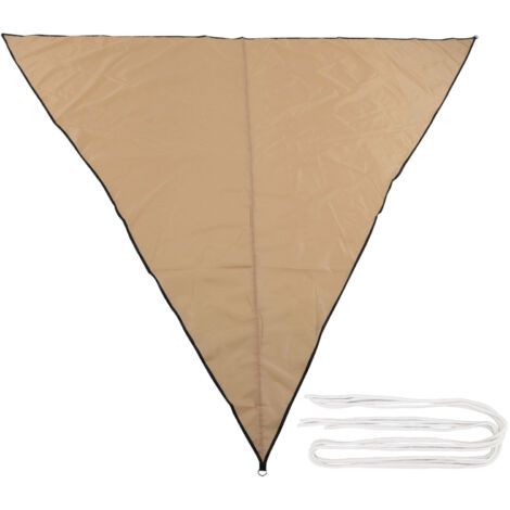 Sun Shade Sails UV Resistant Foldable Portable Easy To Maintain Swimming Pool Sun Sail for Outdoor Gardens 3 Corners