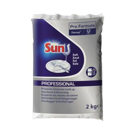 SUN Spülmaschinensalz Professional 2 kg/Pack. Professional 2 kg/Pack.