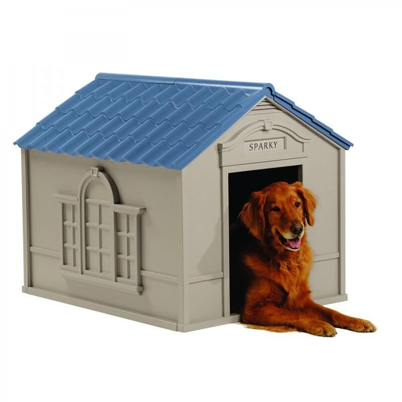 

Caseta DH350 para mascotas grandes de resina 980 x 840 x 810 mm. - Suncast