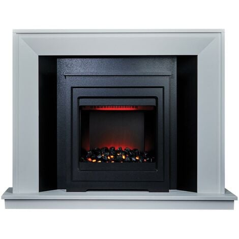 main image of "Suncrest Mayford Electric Fireplace Fire Heater Heating Real Coal Effect Remote"