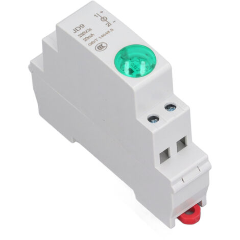 SUNGOOYUE LED-Anzeigeleuchte Din Luce Luce Compact Space Salvalung Signallampe für 230-V-Verteilungsfelder für verschiedene Anwendungen (Grün).