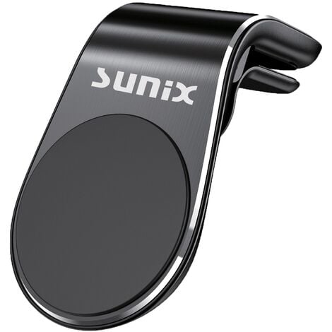 Sunix KFZ Magnet Lüftungsgitter Handy Halterung Lüftung Universal Magnetisch Auto Lüftungsschlitz Smartphone Halter in Schwarz