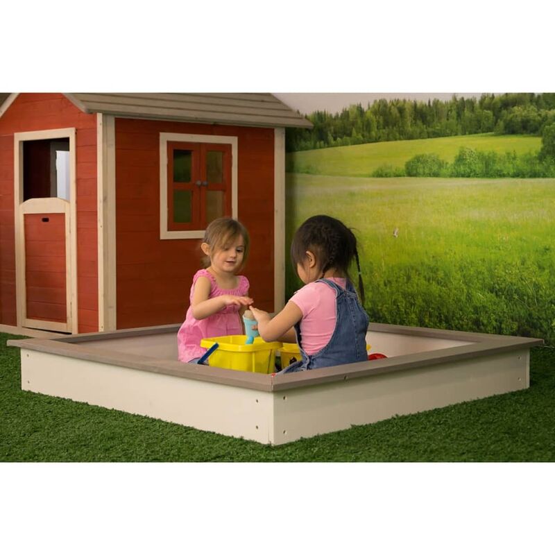 

Sunny Arenero de madera 127x127 cm marrón y blanco C052.001.00 - Multicolor