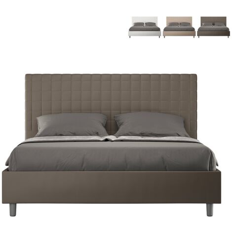 Sunny M1 modernes 160x200 Stauraum Design Doppelbett  Farbe: Braun - Version: Standardmodell