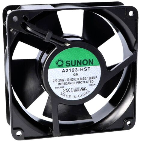 Sunon A2123-HBT.(7).GN Ventilateur axial 230 V/AC 190.24 m³/h (L x l x H) 38 x 120 x 120 mm R058272