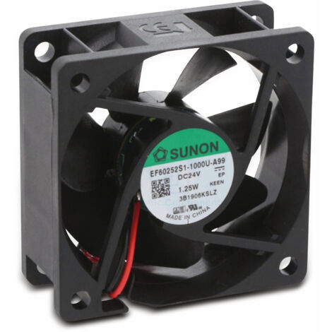 SUNON Axiallüfter, EF60252S1-1000U-A99, 60x60x25 mm, 24 V/DC