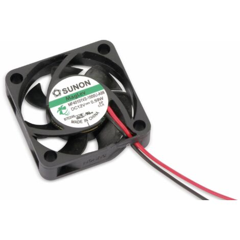SUNON Axiallüfter MF40101V21000UA99, 40x40x10, 12V-, 0,48W