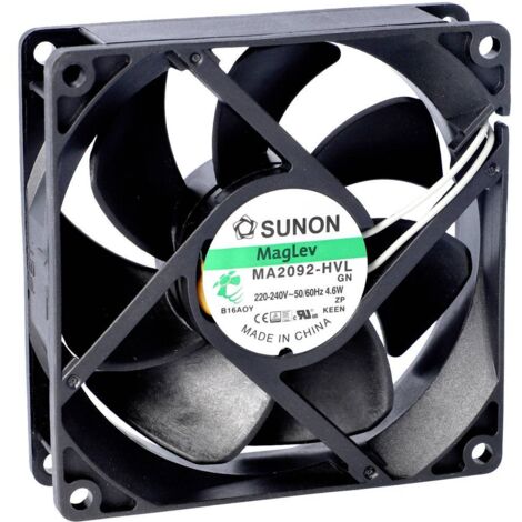 Sunon CF2092HVL-1000U-999 Ventilateur axial 230 V/AC 88.32 m³/h (L x l x H) 25 x 92 x 92 mm