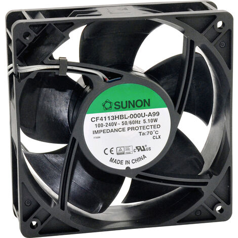 Sunon CF4113HBL-000U-ABD Axiallüfter 230 V/AC 185.14 m³/h (L x B x H) 120 x 120 x 38 mm