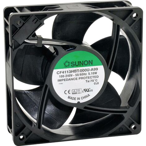 Sunon CF4113HBT-000U-A99 Ventilateur axial 230 V/AC 185.14 m³/h (L x l x H) 120 x 120 x 38 mm