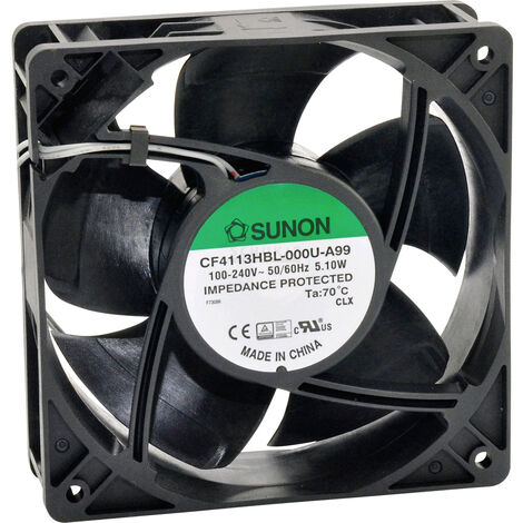 Sunon CF4113LBL-000U-ABD Axiallüfter 230 V/AC 109.22 m³/h (L x B x H) 120 x 120 x 38 mm
