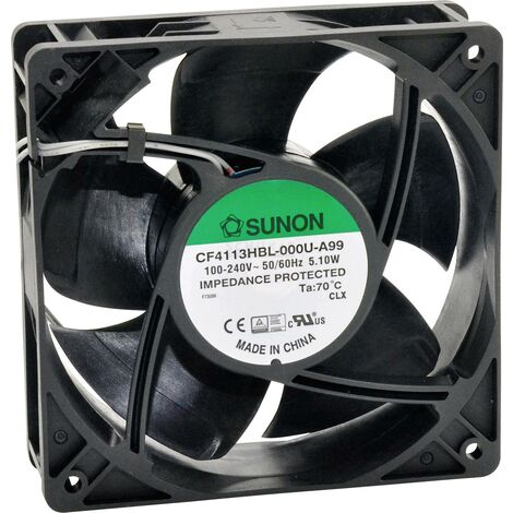 Sunon CF4113LBL-000U-ABD Ventilateur axial 230 V/AC 109.22 m³/h (L x l x H) 120 x 120 x 38 mm
