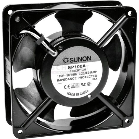 Sunon DP200A2123XBL Ventilateur axial 230 V/AC 164.76 m³/h (L x l x H) 120 x 120 x 38 mm