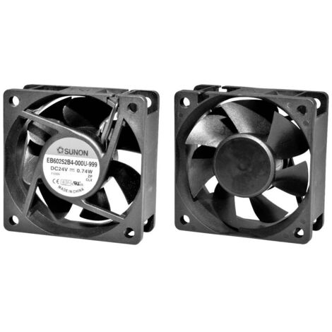 Sunon EE60252B2-000U-A99 Ventilateur axial 24 V/DC 32.78 m³/h (L x l x H) 25 x 60 x 60 mm R058852