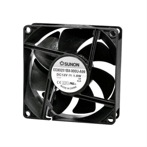 Sunon EF80251S11000UA99 Ventilateur axial 12 V/DC 69.64 m³/h (L x l x H) 80 x 80 x 25 mm Y367562