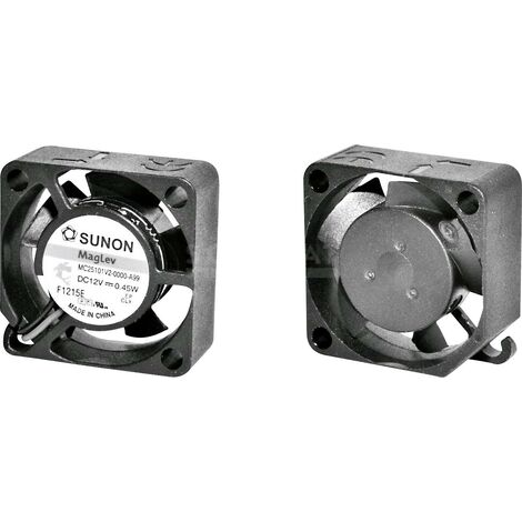 Sunon MF25101V11000UA99 Ventilateur axial 12 V/DC 6.45 m³/h (L x l x H) 25 x 25 x 10 mm