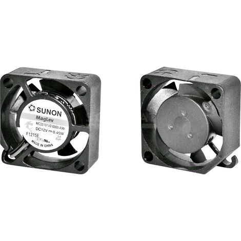 Sunon MF25101V21000UA99 Ventilateur axial 12 V/DC 5.09 m³/h (L x l x H) 25 x 25 x 10 mm