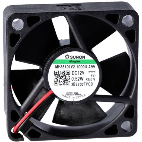 Sunon MF35101V2-1000U-A99 Ventilateur axial 12 V/DC 11.04 m³/h (L x l x H) 10 x 35 x 35 mm R054792
