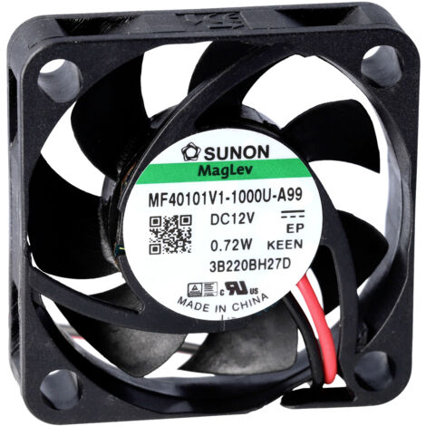 Sunon MF40101V2-1000U-G99 Axiallüfter 12 V/DC 11.89 m³/h (L x B x H) 10 x 40 x 40 mm