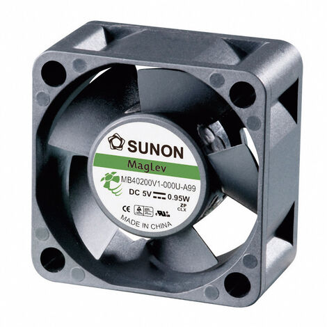 Sunon MF40200V2-1000U-A99 Axiallüfter 5 V/DC 13.08 m³/h (L x B x H) 40 x 40 x 20 mm
