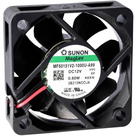 Sunon MF50151V1-1000U-A99 Ventilateur axial 12 V/DC 22.08 m³/h (L x l x H) 15 x 50 x 50 mm R054782