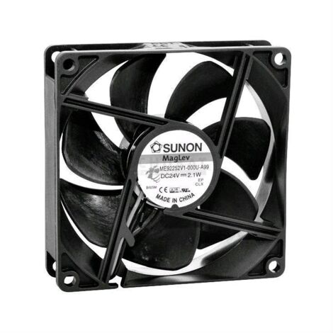 Sunon MF92252V11000UA99 Ventilateur axial 24 V/DC 87.47 m³/h (L x l x H) 92 x 92 x 25 mm