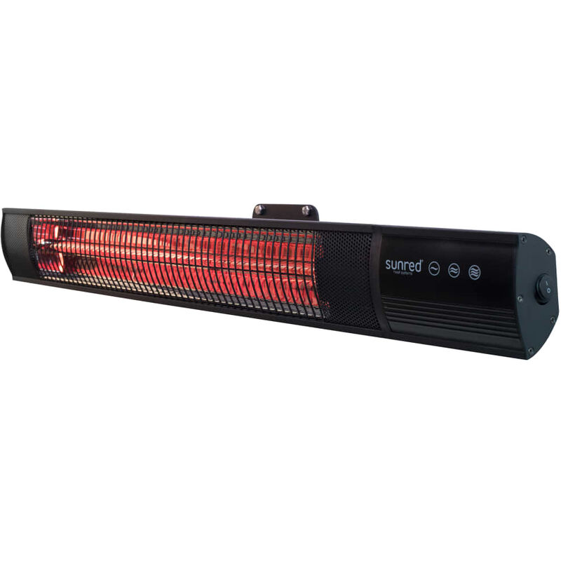 

Calefactor de pared Royal Diamond Dark 2500 W rosa oro negro - Negro - Sunred