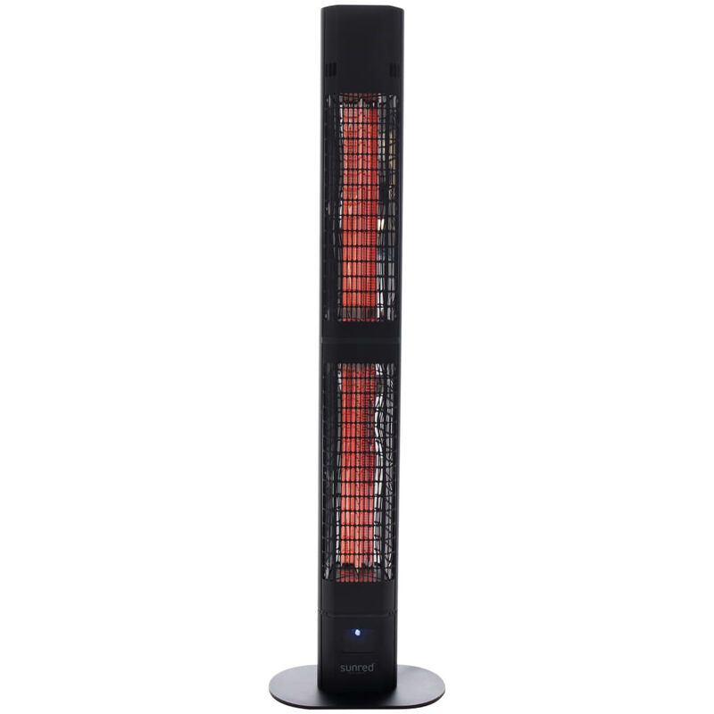

Calefactor patio Royal Diamond Dark rosa oro Lounge 3000W negro - Negro - Sunred