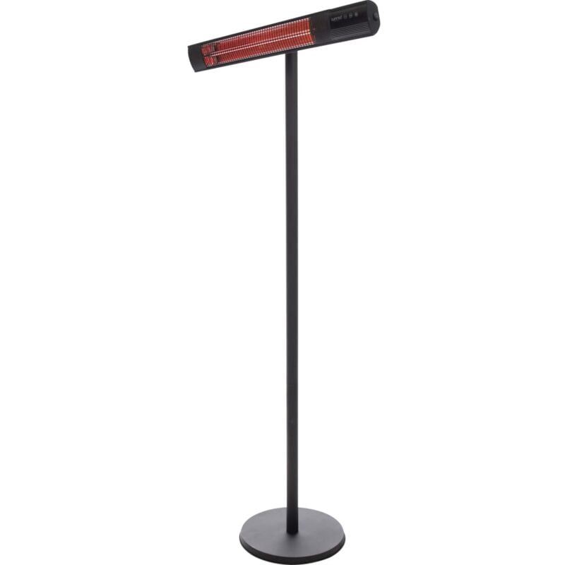 

Sunred Calefactor pie Royal Diamond Dark oro rosa carbono negro 2500 W - Negro