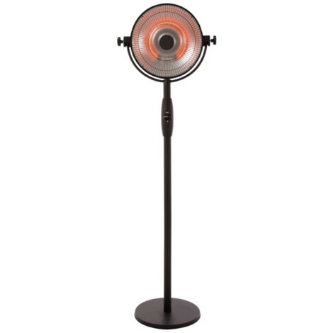 SUNRED Chauffage électrique extérieur sur pied - Style Rétro - 2100 W - Noir