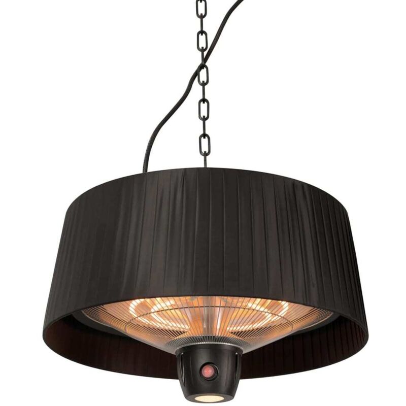 Sunred Chauffage suspendu Artix compact 1500W Halogène Noir ARTIX C-HB