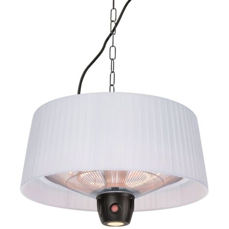 Sunred Deckenheizstrahler Artix compact 1500 W Halogen Weiß ARTIX C-HW